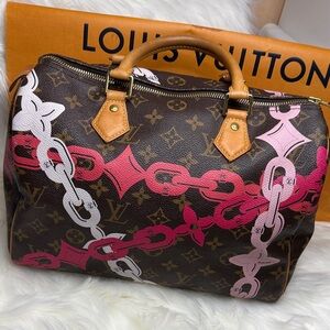 Louis Vuitton Limited Edition Monogram Bay Speedy 30
